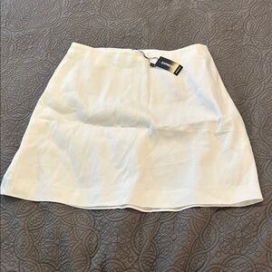Express Classic White Mini Skirt